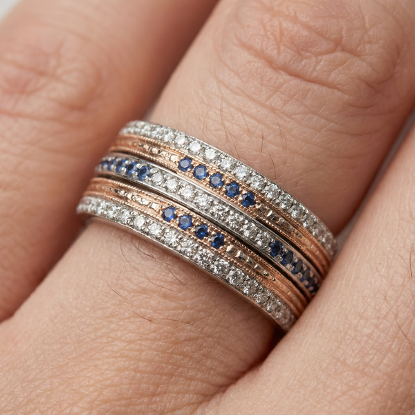 Multi Row Wedding Bands