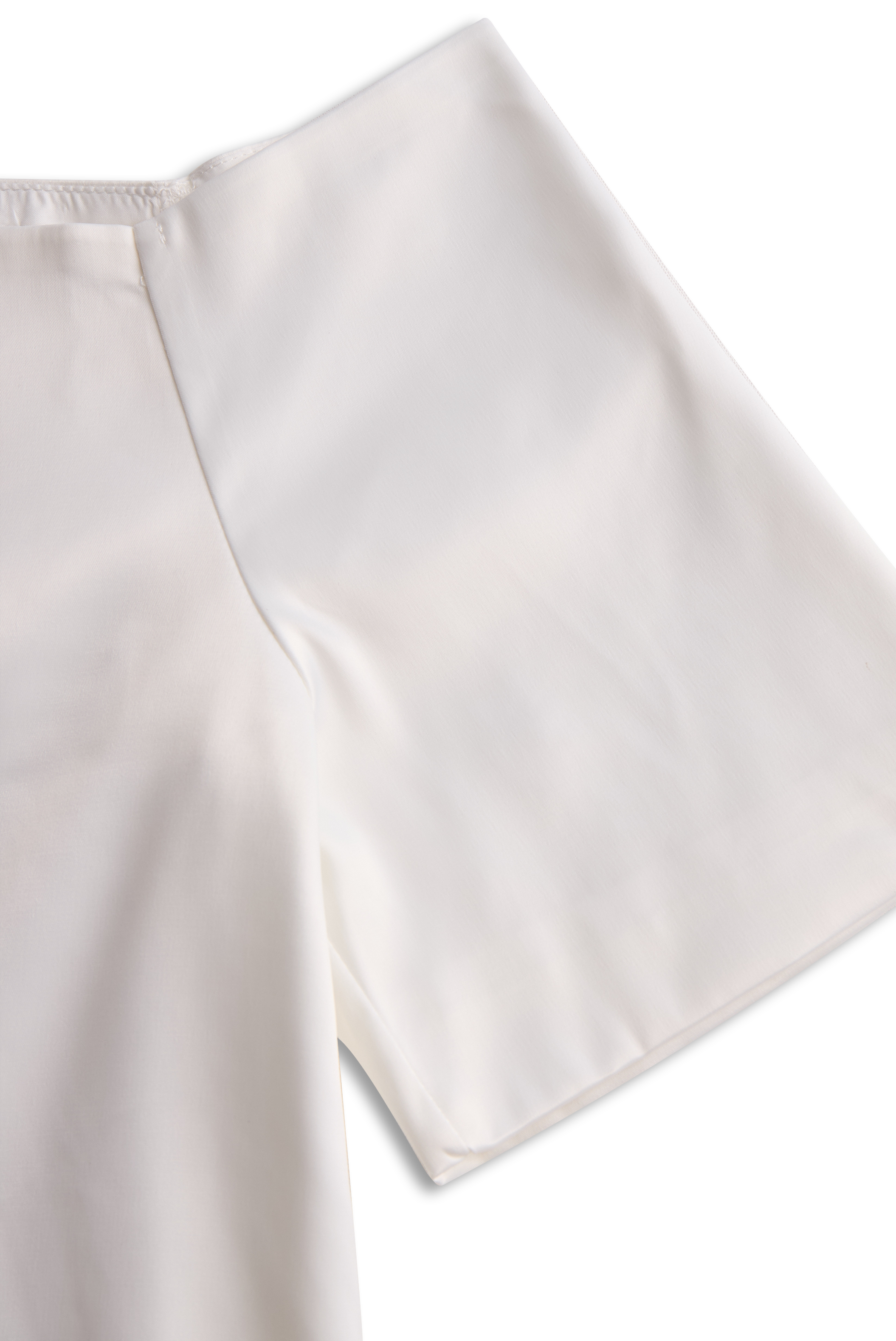 Elegant One-Shoulder Satin Asymmetric Top - Blouse