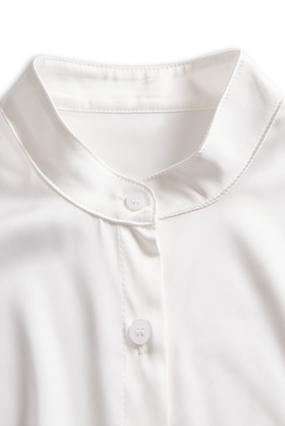 Luxury Silk-Satin Tailored Fit - Women's Blouse