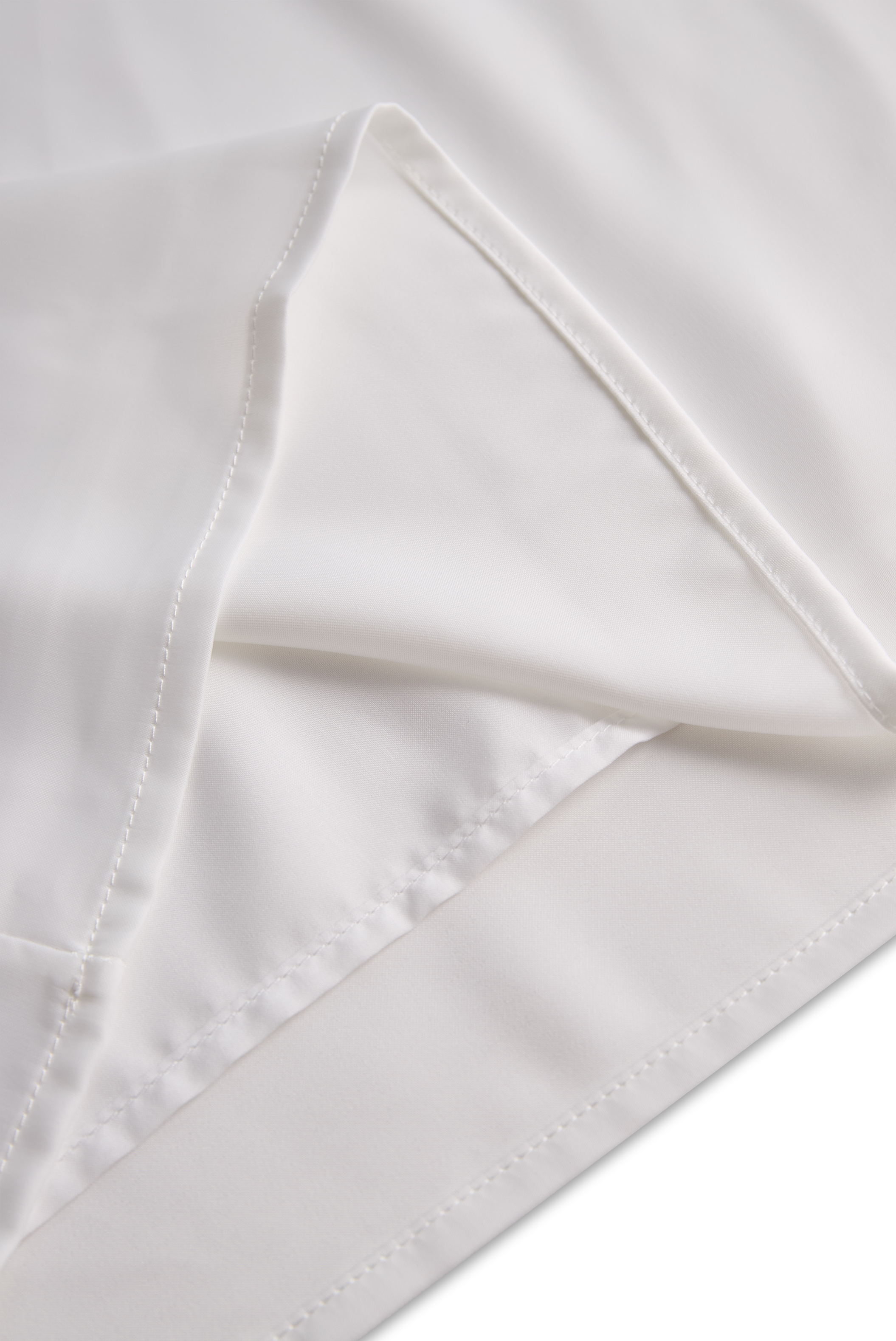 Elegant One-Shoulder Satin Asymmetric Top - Blouse