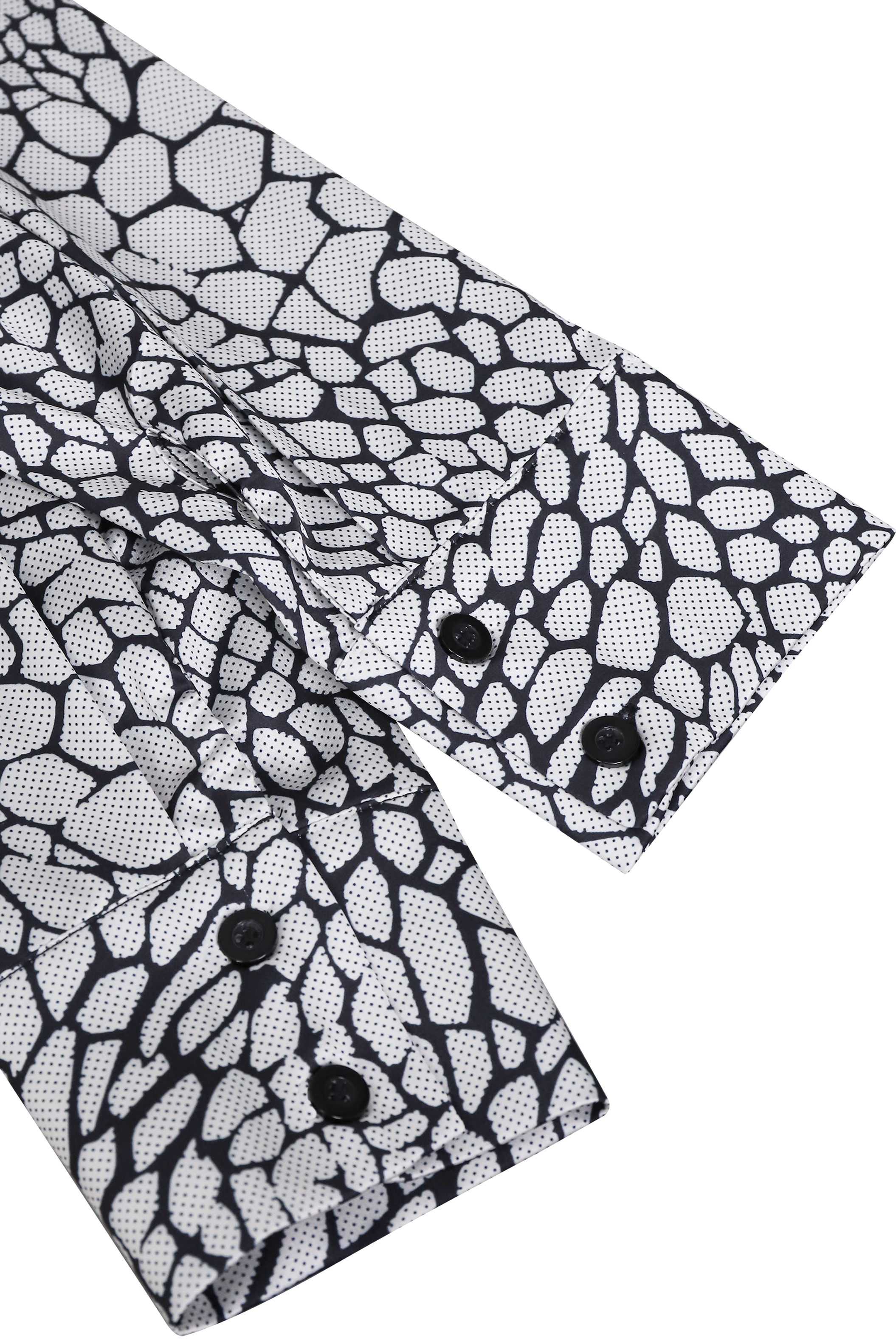 Modern Satin Printed Snake Pattern - Blouse
