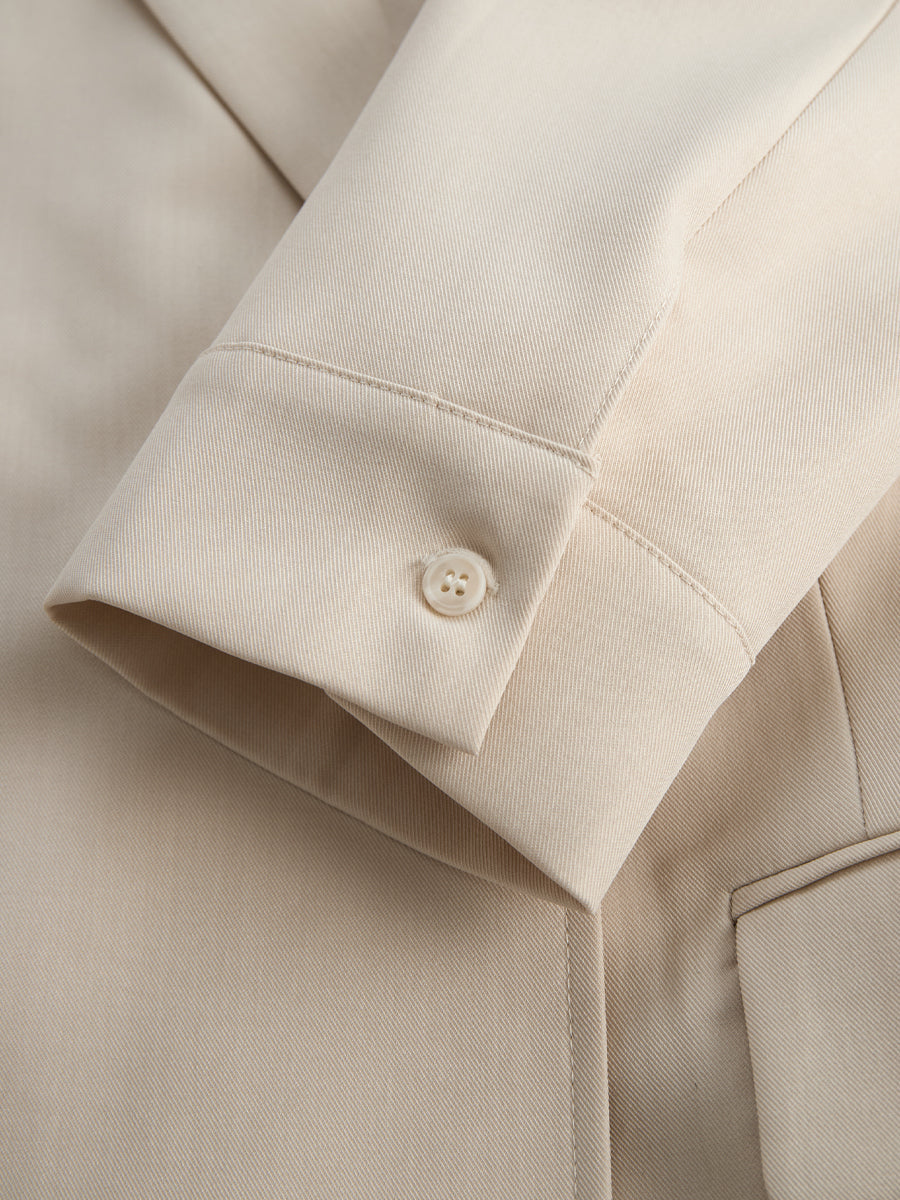 Tailored Blazer-Inspired Belted-Waist Dress - Mini Dress