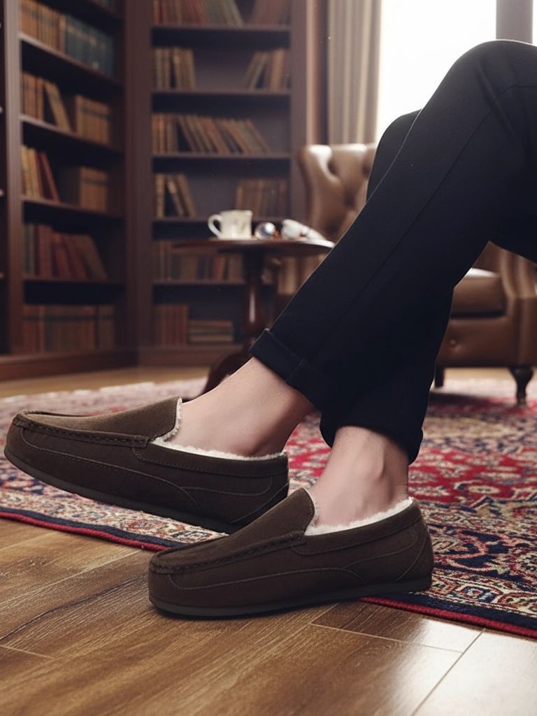 Valerio Suede Comfort Loafers - Casa  Laro CASA LARO