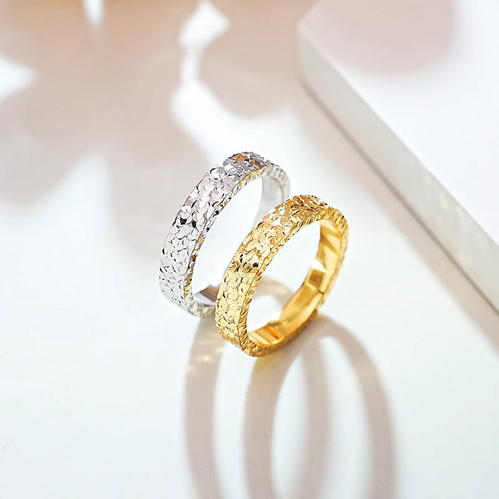 Sparkling 18K Gold Plated Band Shine of Diamond