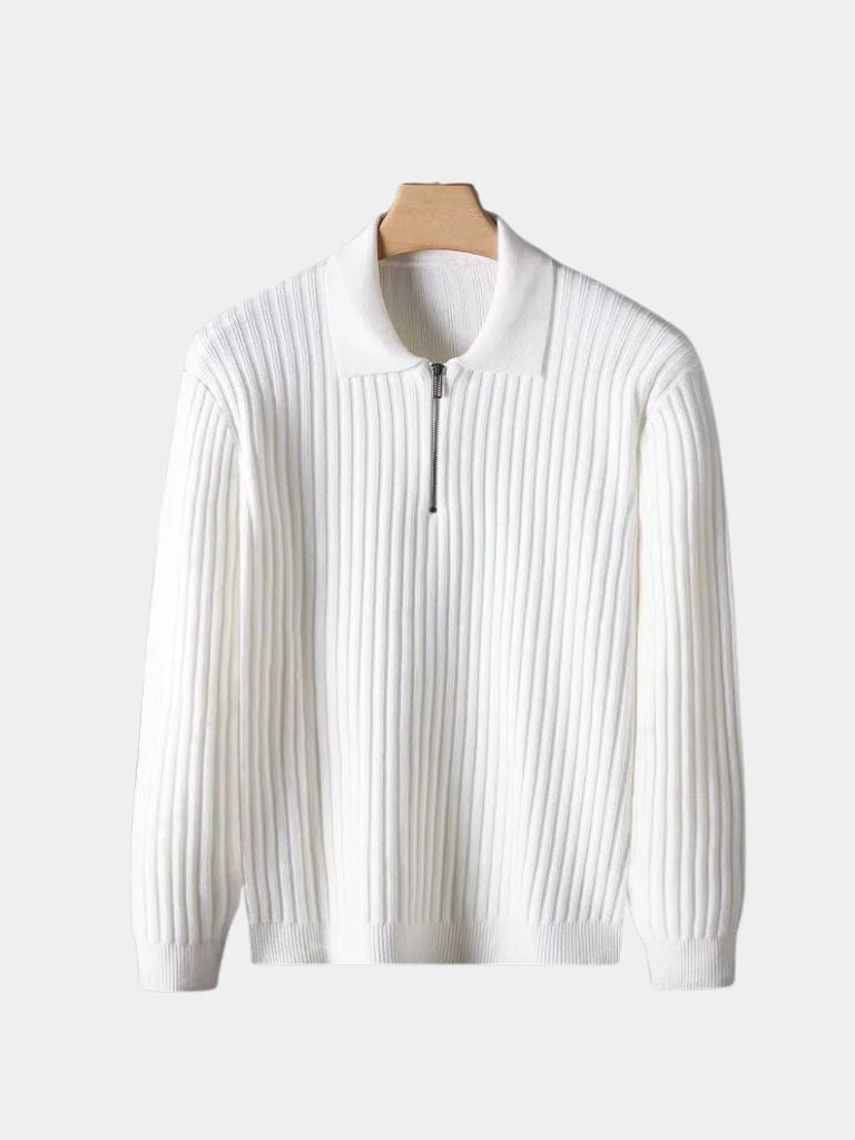 Alpine Riviera Knit Polo Pullover - Casa  Laro CASA LARO
