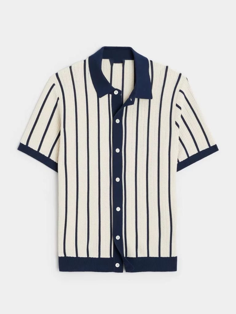 Atlantic Frame Knit Polo – Casa  Laro CASA LARO