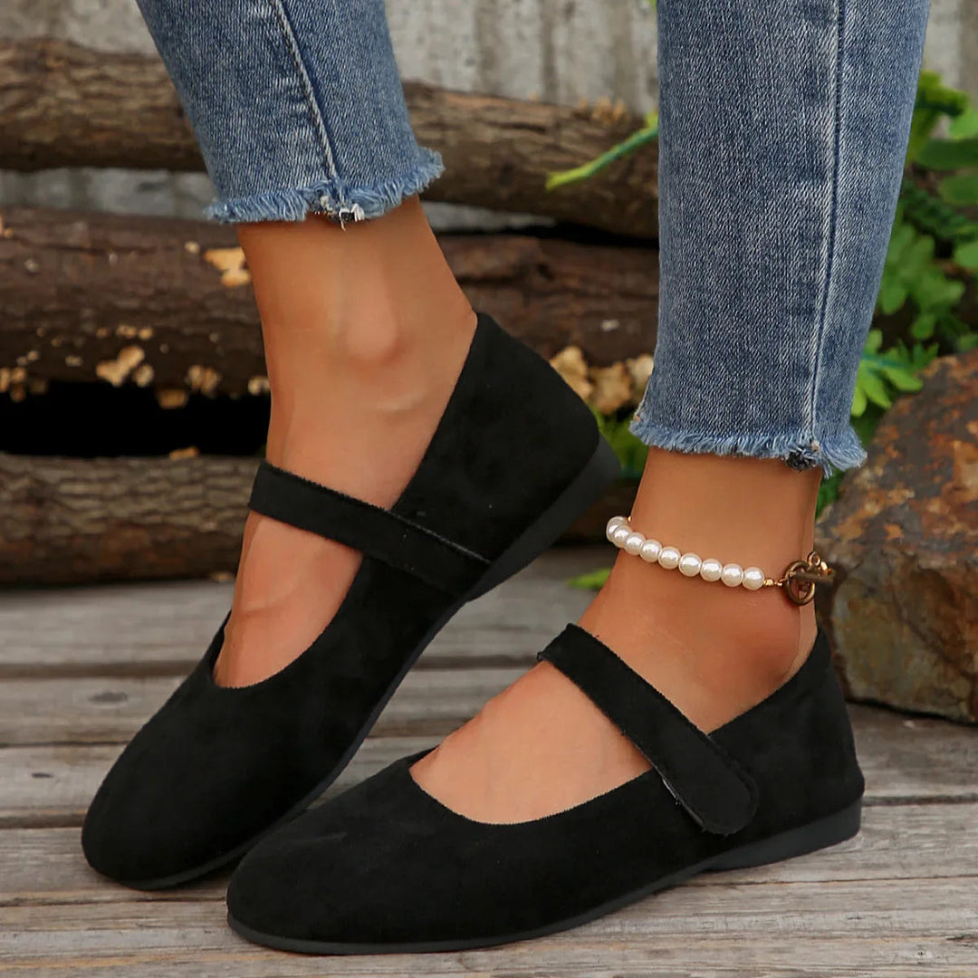 Black Suede - Flats CASA LARO WOMEN