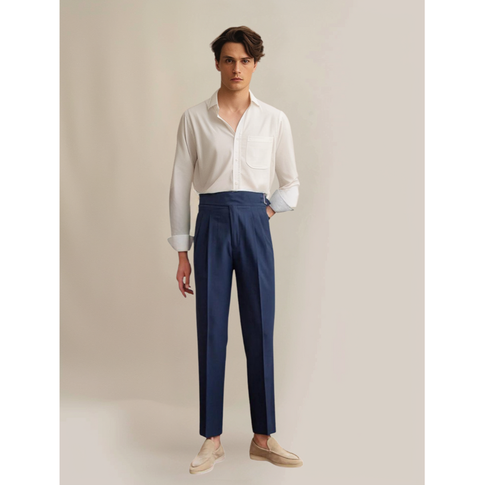 Costa Pleated Gurkha - Trouser CASA LARO MEN