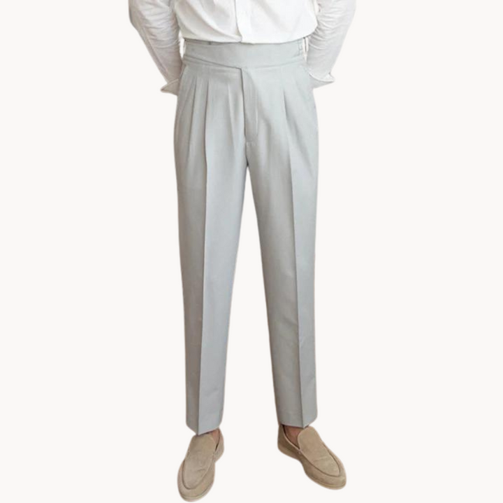 Costa Pleated Gurkha - Trouser CASA LARO MEN