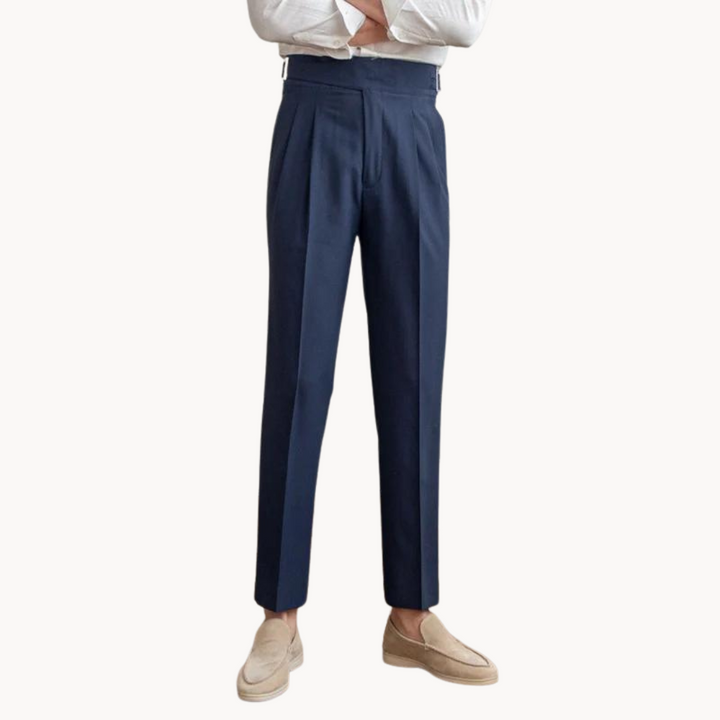 Costa Pleated Gurkha - Trouser CASA LARO MEN