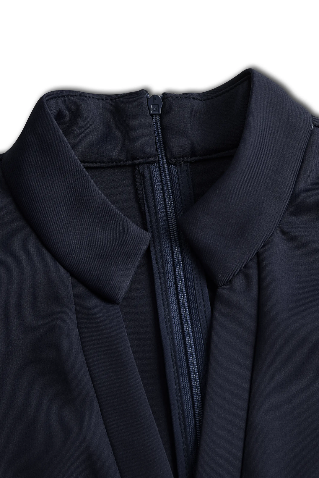 Elegant Navy Sleeveless Tailored Sheath - Midi Dress CASA LARO