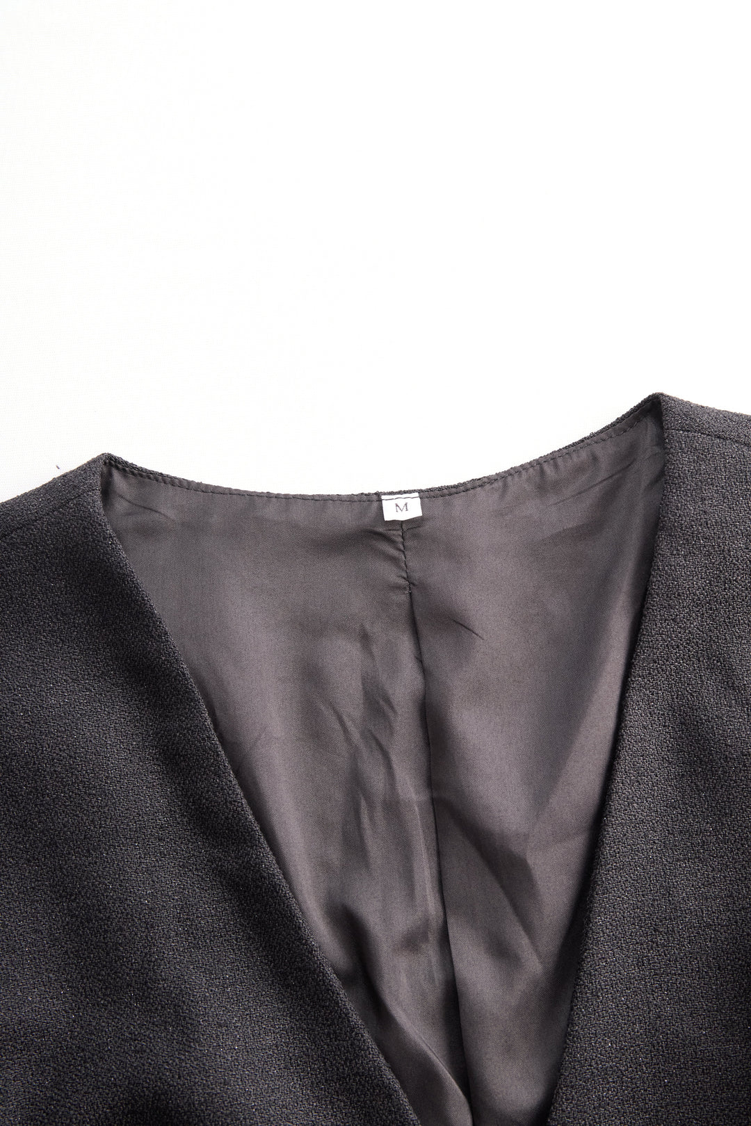 Pearl Button Vest And Maxi Skirt Two-Piece Set HWT