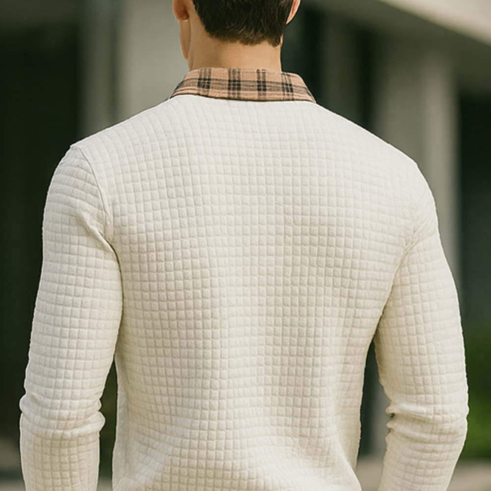 Joven - Check Pattern Polo Shirt CASA LARO MEN