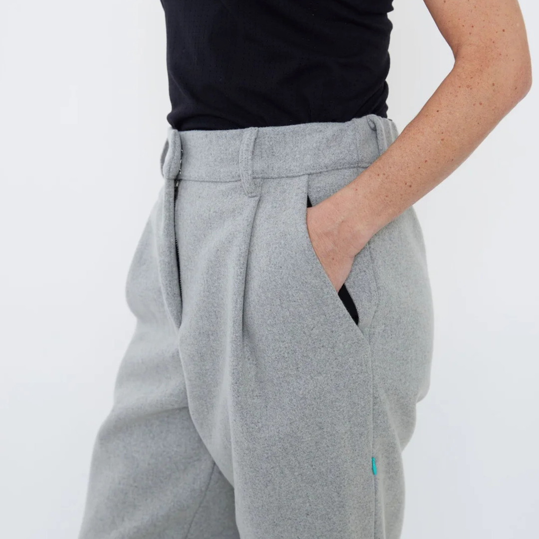 Leona - Light Grey Trousers CASA LARO WOMEN