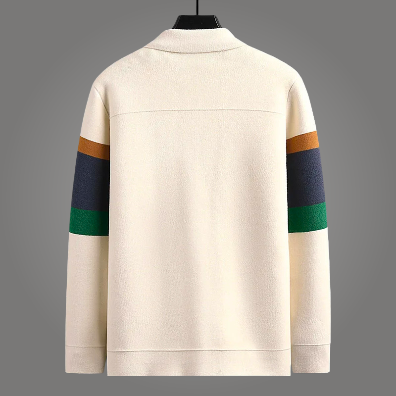 Luxe Jacquard Knit - Cardigan CASA LARO MEN