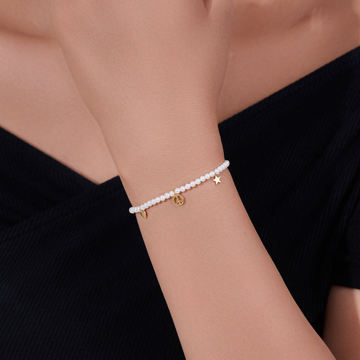 Elegant Pearls Sterling Silver Bracelet Carly Jewelry