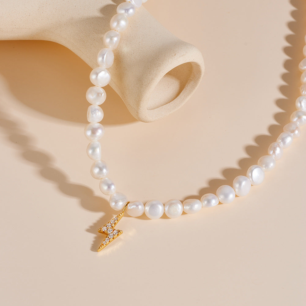 Elegant Pearls Necklace For Mom Shine of Diamond