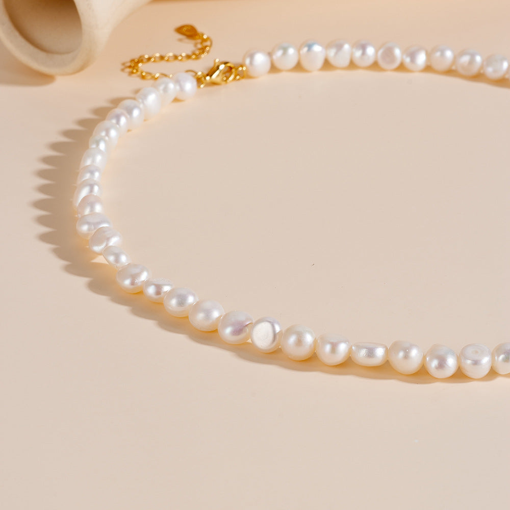 Elegant Pearls Necklace For Mom Shine of Diamond