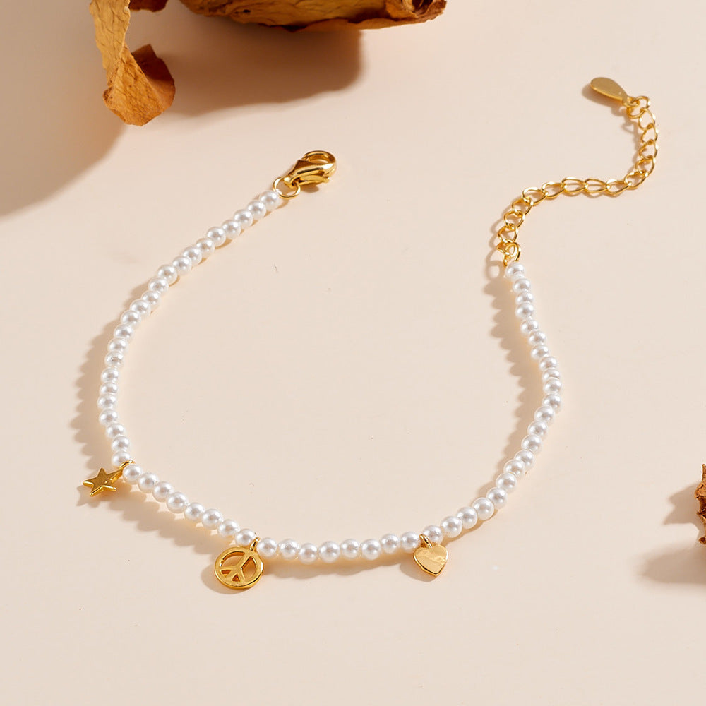 Elegant Pearls Sterling Silver Bracelet Carly Jewelry