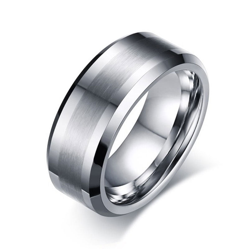 Classic Silver Wedding Band For Men Shineofidamond