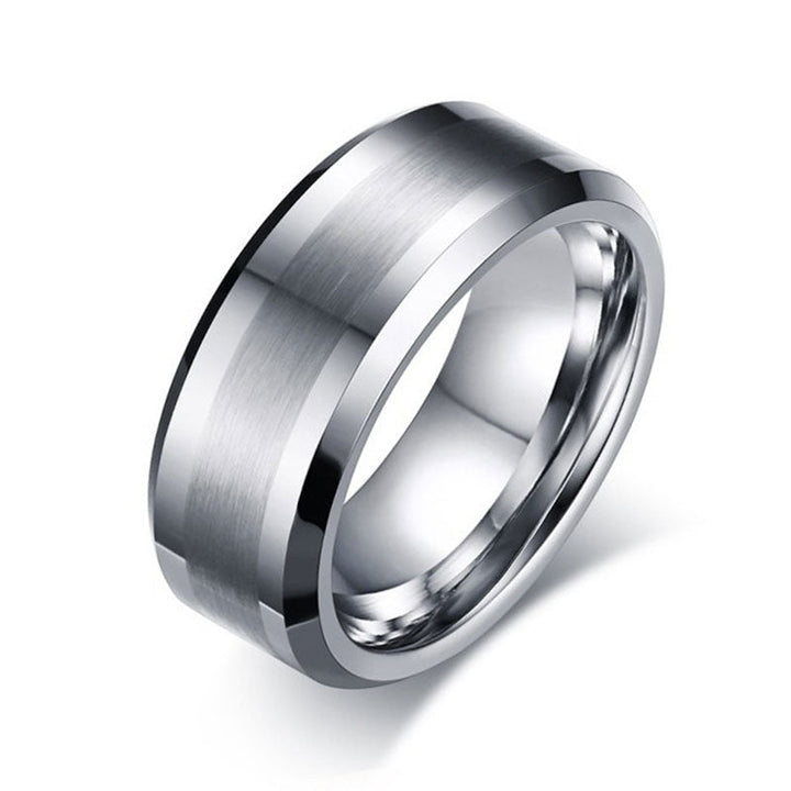 Classic Silver Wedding Band For Men Shineofidamond