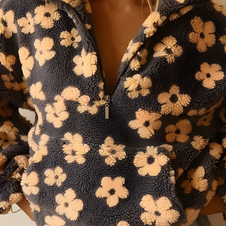 Penny - Floral Knit Sweater CASA LARO WOMEN