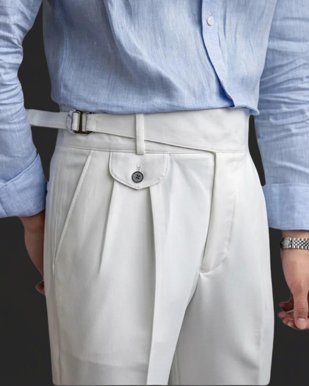 Pleated Tailored - Trousers CASA LARO MEN