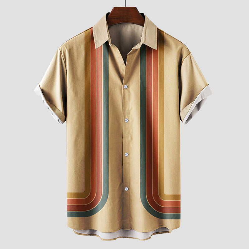 Retro Sunset Graphic - T-Shirt CASA LARO MEN