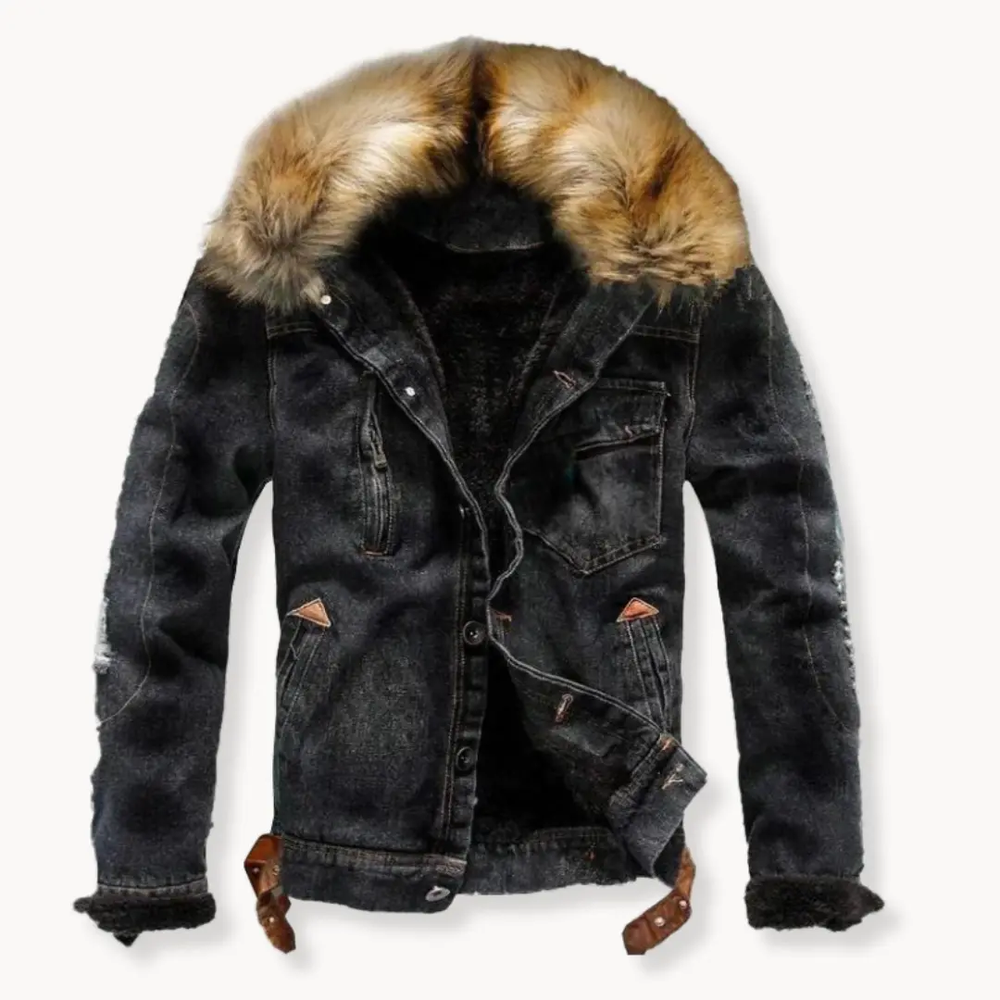 Sherpa-Lined Denim - Jacket CASA LARO