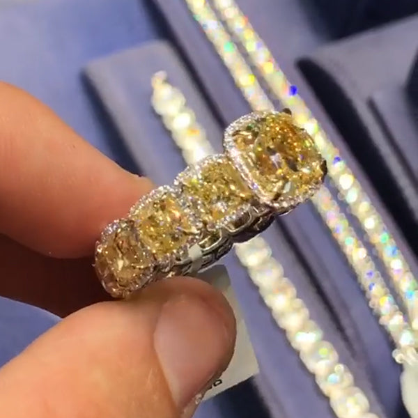 Vintage Art Deco Cushion Cut Halo 925 Sterling Silver Engagement Ring shine of diamond