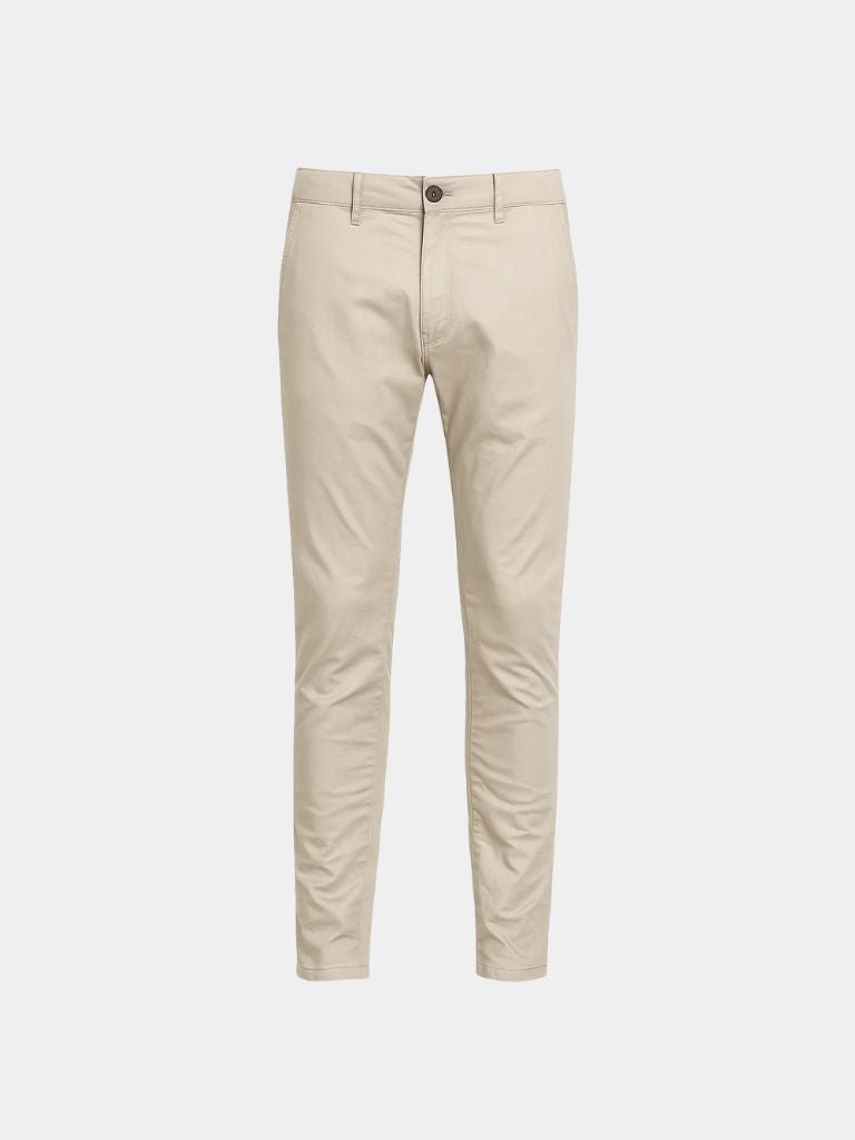 Essential Slim Fit Straight Trousers - Casa  Laro CASA LARO