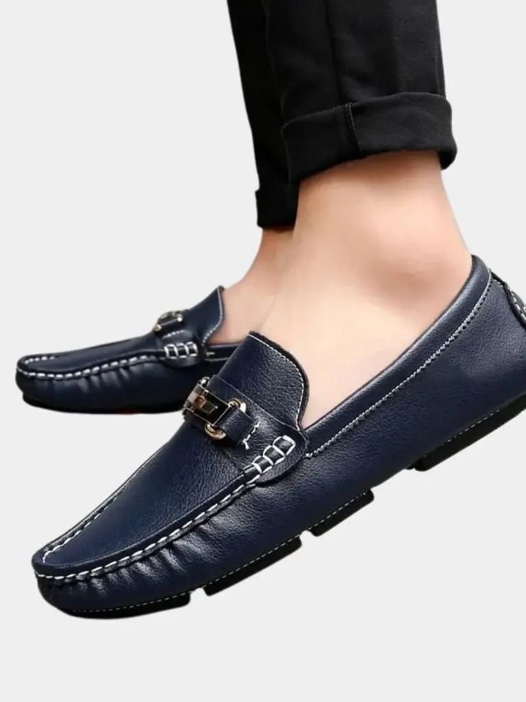 Italian Design Leather Loafers - Casa  Laro CASA LARO