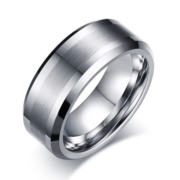 Classic Silver Wedding Band For Men Shineofidamond