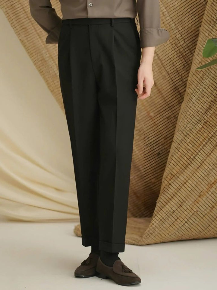 Premium Classic Elastic Trousers - Casa  Laro CASA LARO