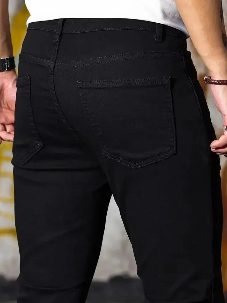 Stretchy Skinny Denim Jeans Trousers - Casa  Laro CASA LARO