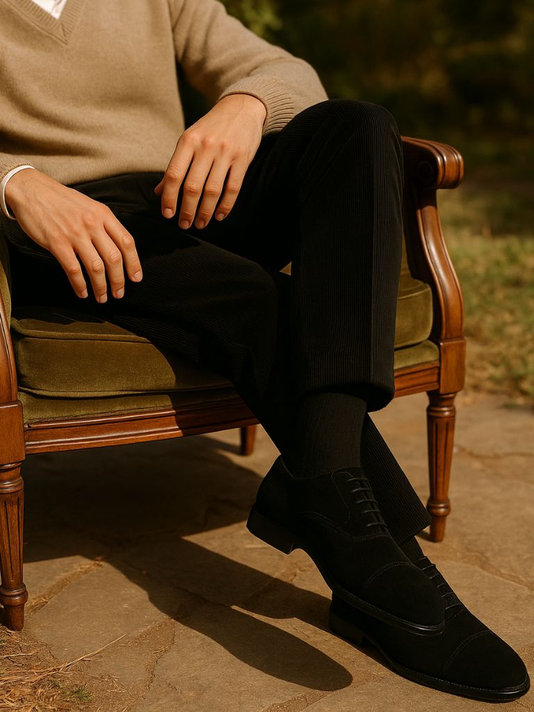 Velvet Monarch Derby Shoes - Casa  Laro CASA LARO